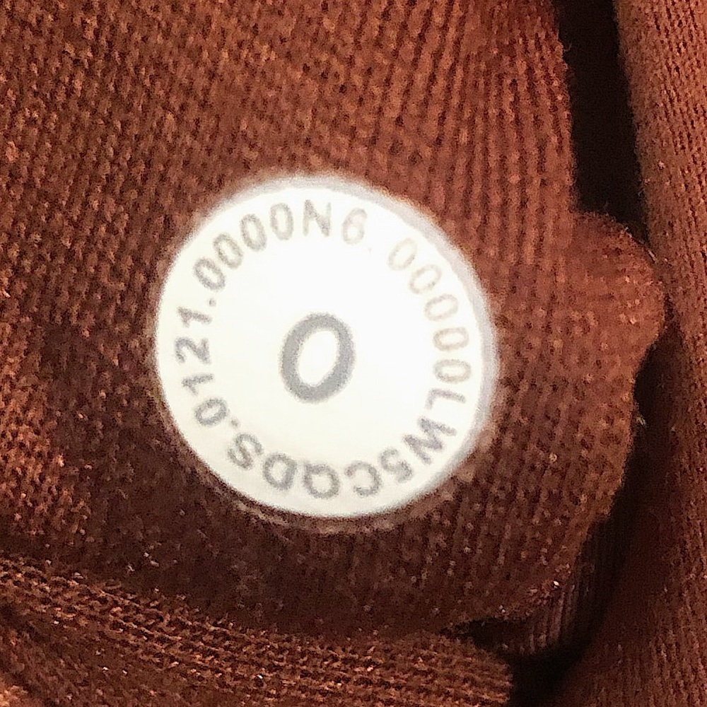 Dark Terracotta Lululemon Wunder Train High-Rise Tight 25”